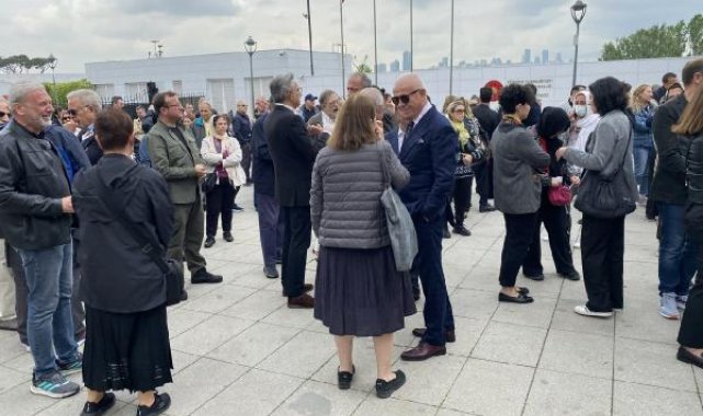 Gazeteci Sanlı Ergin son yolculuğuna uğurlandı