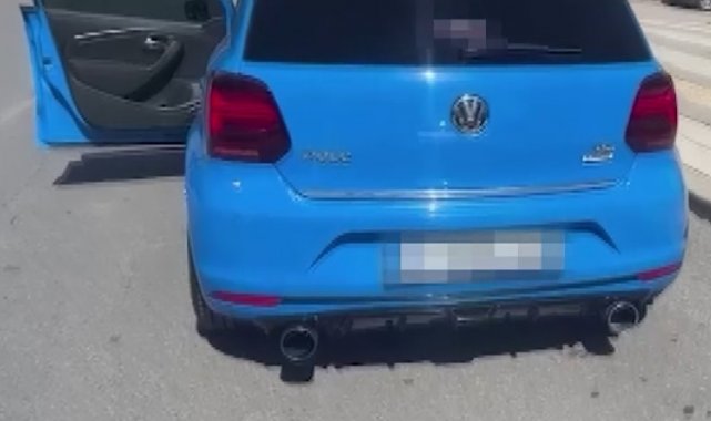 Gaziantep'te 4 modifiye araç sürücüsüne ceza