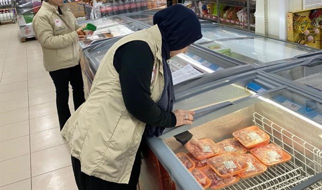 Gıda satışı ve imalatı yapan 9 işyerine cezai işlem