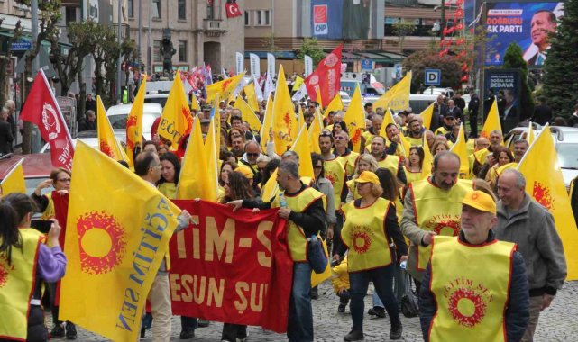 Giresun'da 1 Mayıs kutlaması