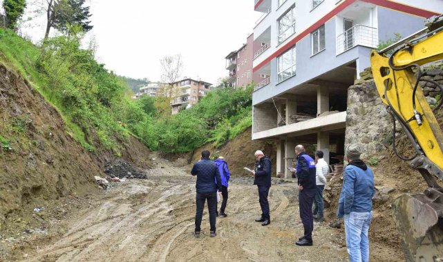 Giresun'da dere yatakları denetim altında