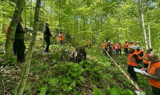 Gölyaka'da silvikültür tatbikatı yapıldı
