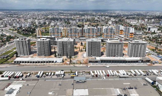 Güneş Mahallesi Kentsel Dönüşüm Projesi'nde kaba inşaat tamamlandı
