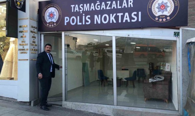 Gürcüler kuyumcuyu patlattı, Taş mağazalarına polis noktası geldi