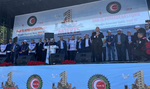 HAK-İŞ Genel Başkanı Arslan Kahramanmaraş'ta konuştu