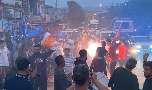 Hatay'da seçim kutlaması