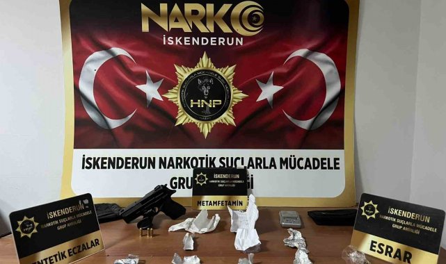 Hatay'da uyuşturucu ile mücadele 5 şüpheli yakalandı