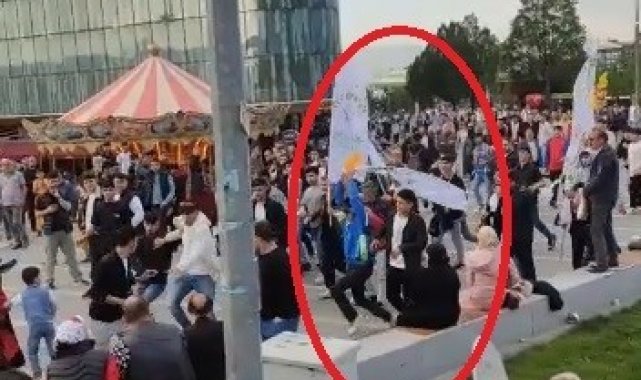 HDP'liler miting sonrası Bakan Varank'ın mobil seçim aracı ve Cumhur İttifakı taraftarlarına saldırdı