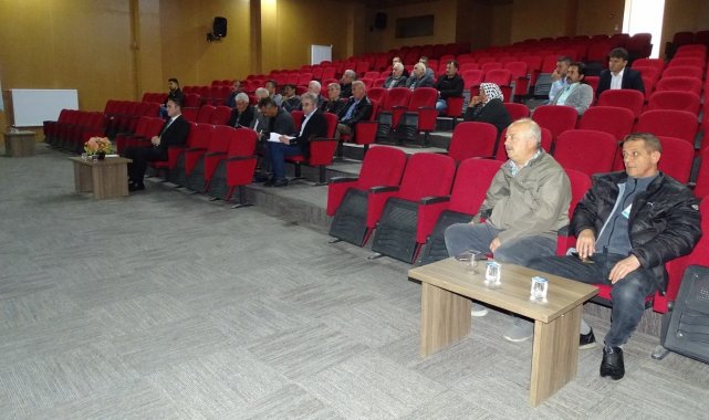Hisarcık'ta köy muhtarlarına su dezenfeksiyon klorlama eğitimi