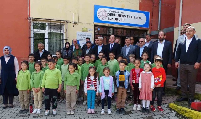 Hisarcıklı şehit itfaiye erinin ismi köy okula verildi
