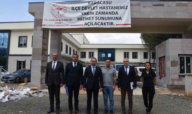 İl Sağlık Müdürü Şenkul yapımı süren hastane inşaatında incelemelerde bulundu