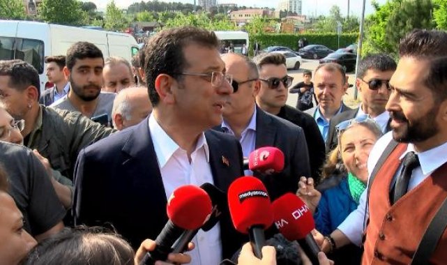 İmamoğlu Tuzla semt pazarını ziyaret etti; vatandaşlardan HDP tepkisi