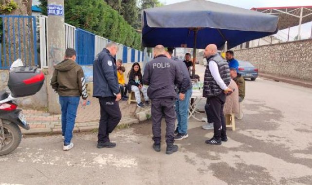 İnegöl'de stada girmeyi bekleyen taraftarların arasına yorgun mermi düştü