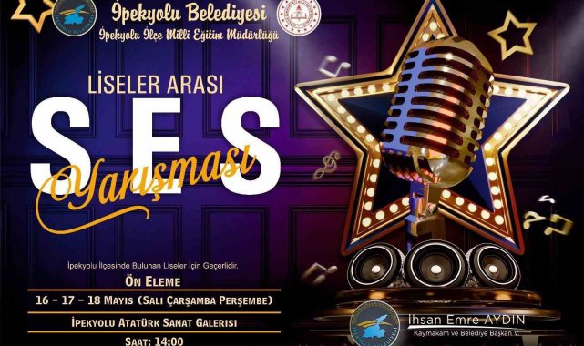 İpekyolu'nda 'Liseler Arası Ses Yarışması' başlıyor