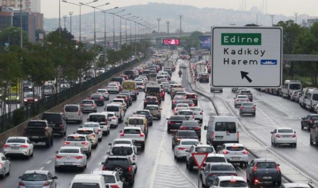 İstanbul'da trafik yoğunluğu