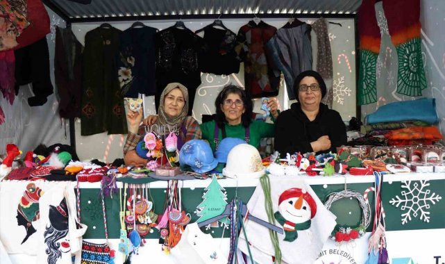 Kadınların el emeği ürünleri stantlarda yerini aldı