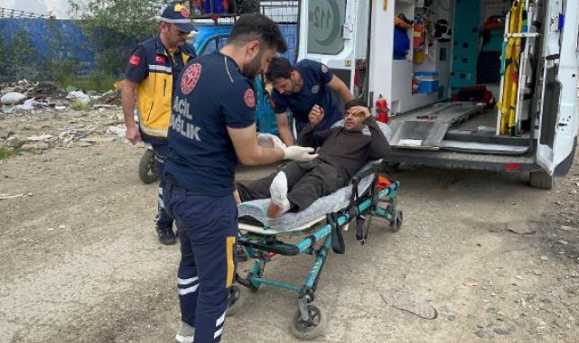 Kağıt toplarken tabancayla bacağından vuruldu