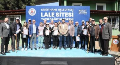 Kağıthane'deki Lale sitesinin tapu teslim töreni yapıldı