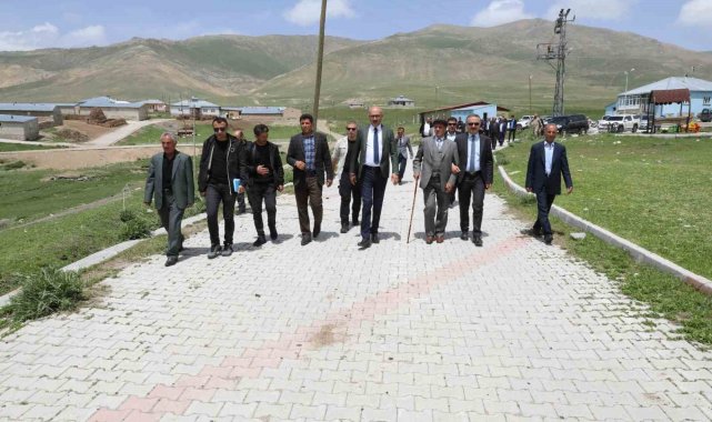 Kaymakam Aydın, kırsal mahallelerdeki çalışmaları inceledi