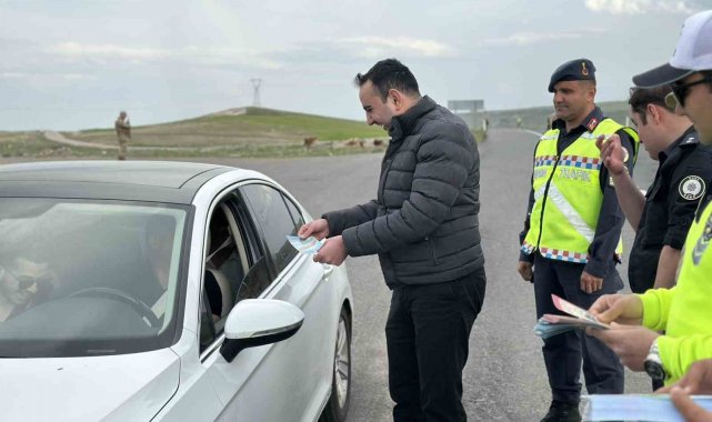 Kaymakam Karakaş, ekiplerle birlikte uygulama yaptı