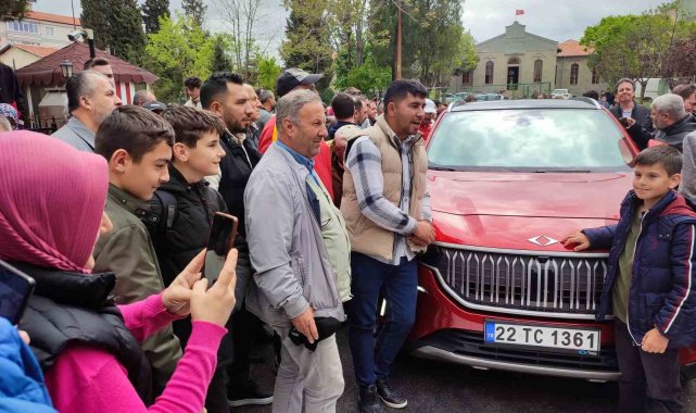 Keşan'da tanıtılan Togg büyük ilgi çekti