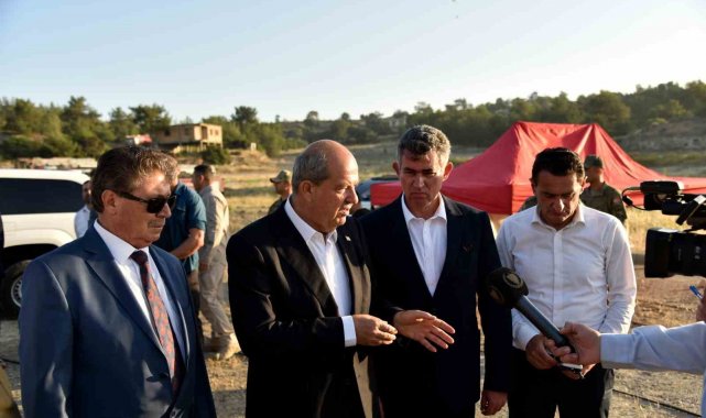 KKTC'nin Yeşilırmak köyünde çıkan yangın kontrol altına alındı