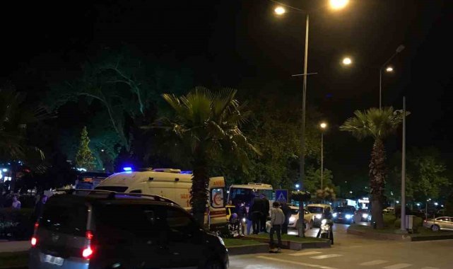 Kontrolünü kaybeden sürücü yaralandı