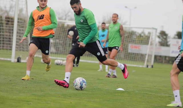 Konyaspor, Kayserispor maçı hazırlıklarını sürdürdü
