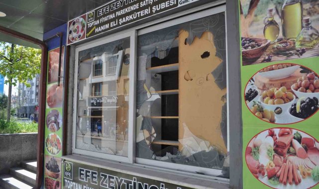 Kullanılmayan büfe vandalların hedefi oldu