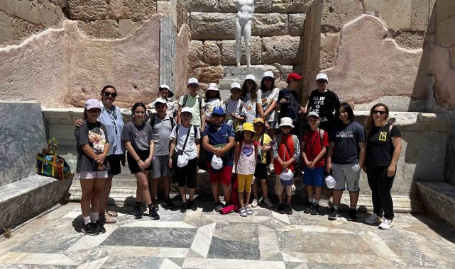 Marmaris BİLSEM öğrencileri Knidos'ta araştırma gezisi yaptı