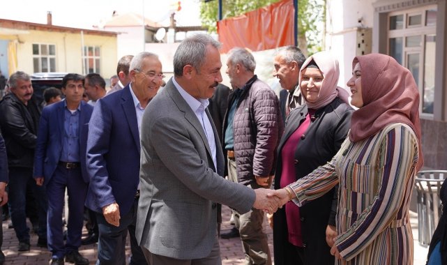 Milletvekili Şahin Tin, 28 Mayıs için Denizli'yi karış karış gezmeyi sürdürüyor