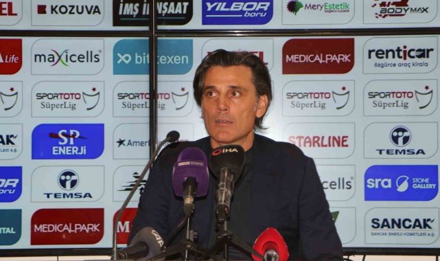 Montella: "Oyuncu grubumuzla gurur duyuyorum"