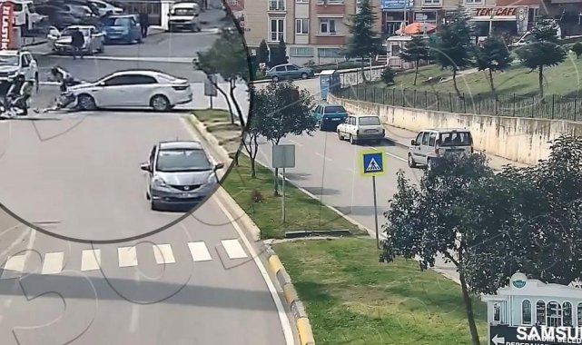 Motosiklet kazaları kamerada
