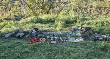 MSB: Teröristlere ait çok sayıda silah ve mühimmat ele geçirildi