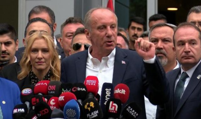 Muharrem İnce: Adaylıktan çekiliyorum