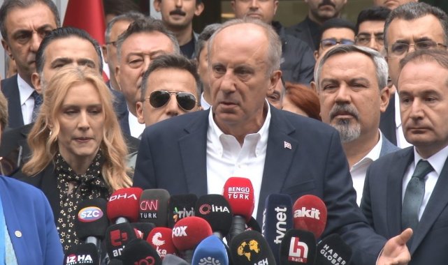 Muharrem İnce cumhurbaşkanı adaylığından çekildiğini açıkladı