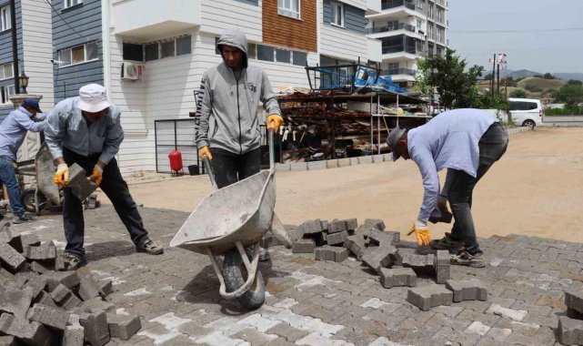 Nazilli Belediyesi Dallıca'da sokakları yeniliyor