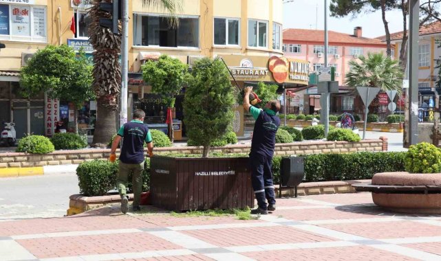 Nazilli'de temizlik ve bakım çalışmaları sürüyor