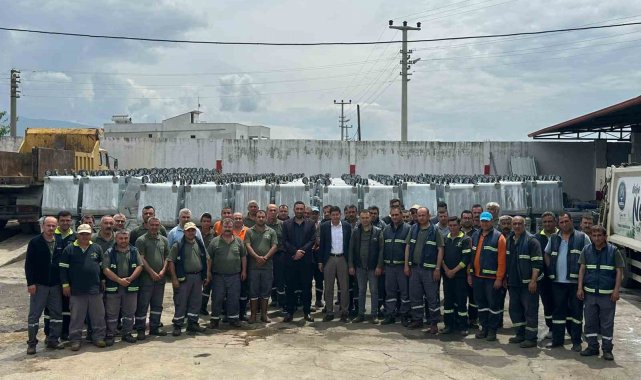 Nazilli'ye bakanlıktan 505 yeni çöp konteyneri