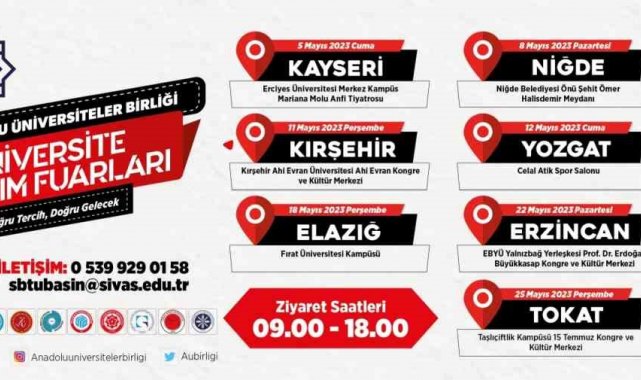 NEVÜ'de 'Üniversite Tanıtım ve Tercih Fuarı' başlıyor