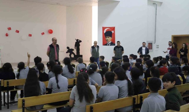 Öğrencilere orman yangınları eğitimi verildi