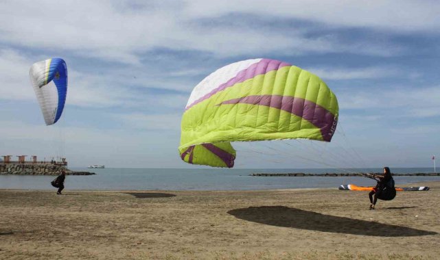 Ordu'da yamaç paraşütüne olan ilgi artıyor