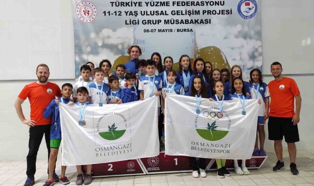 Osmangazili kulaçlar Bursa'ya damga vurdu