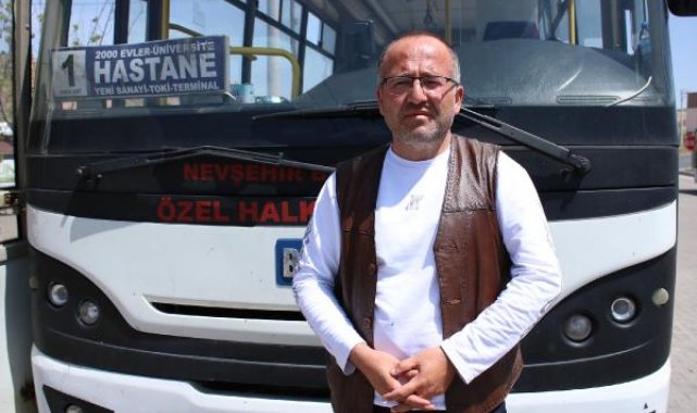 Otobüs şoförü, kalp krizi geçiren yolcuyu hastaneye yetiştirdi