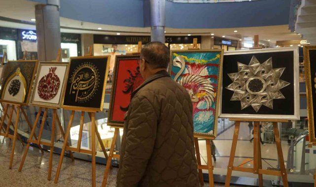 Özel bireylerin eserler sergide büyük ilgi gördü