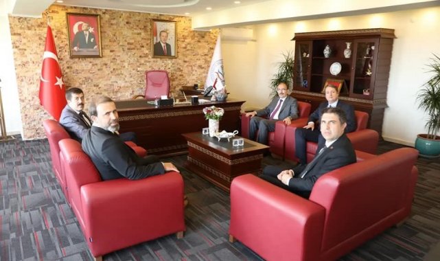 Rektör Beydemir'den Tekin'e tebrik ziyareti