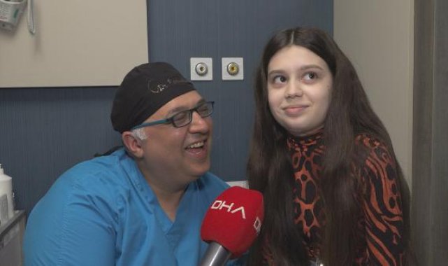 Romanyalı Andrea topuklu ayakkabı giyme hayaline Türkiye'de kavuştu