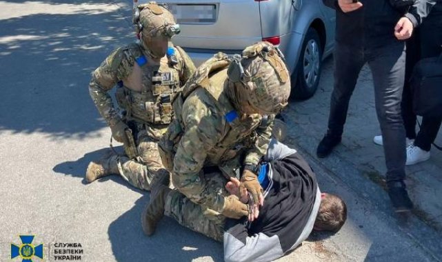 Rus ajanı, Ukrayna güvenlik servisi ekiplerince böyle yakalandı