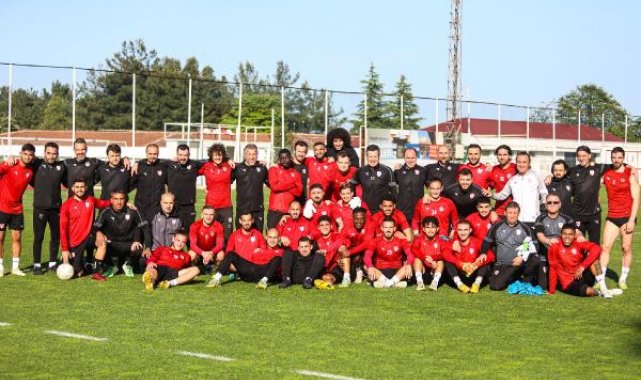 Şampiyon Samsunspor, sezonun son antrenmanını yaptı