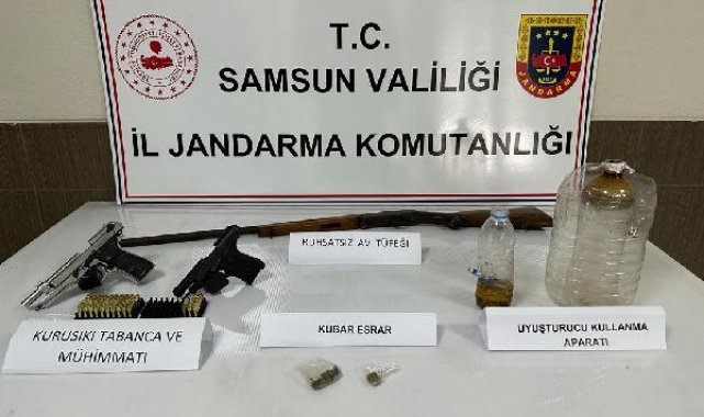 Samsun'da 16 adrese uyuşturucu operasyonu : 13 gözaltı